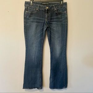 Express Dark Wash Boot Stella Low-Rise Jeans Sz 10S